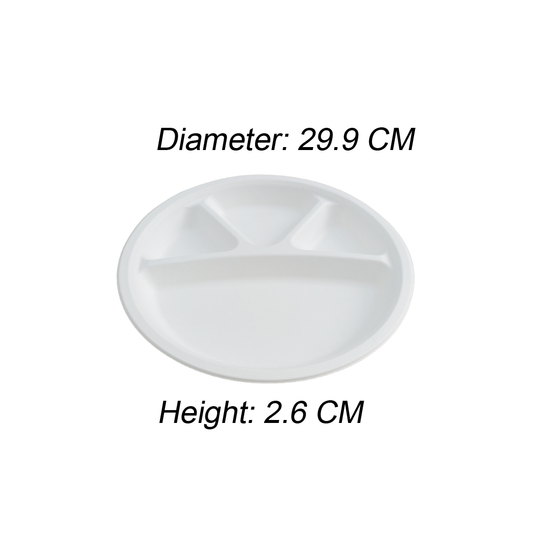 12" 4 CP ROUND PLATE