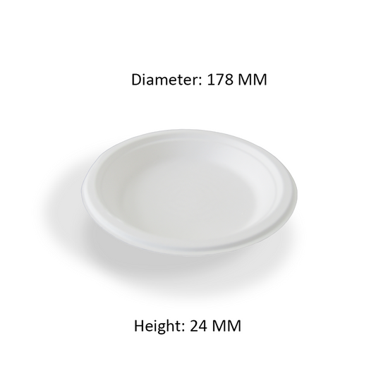 7" ROUND PLATE