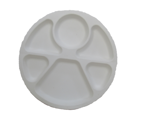 3 cp Square Combo Plate