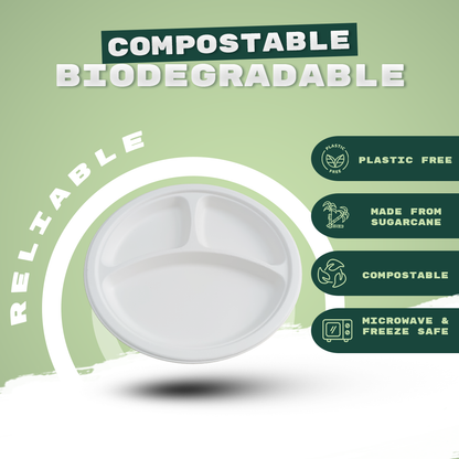 10" 3 CP ROUND PLATE