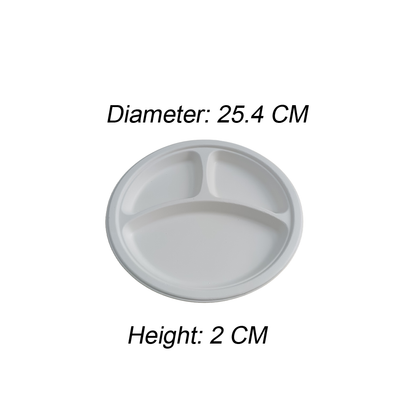 10" 3 CP ROUND PLATE