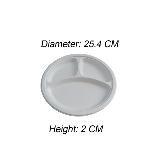 10" 3 CP ROUND PLATE