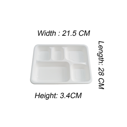 11" 5 CP MEAL TRAY