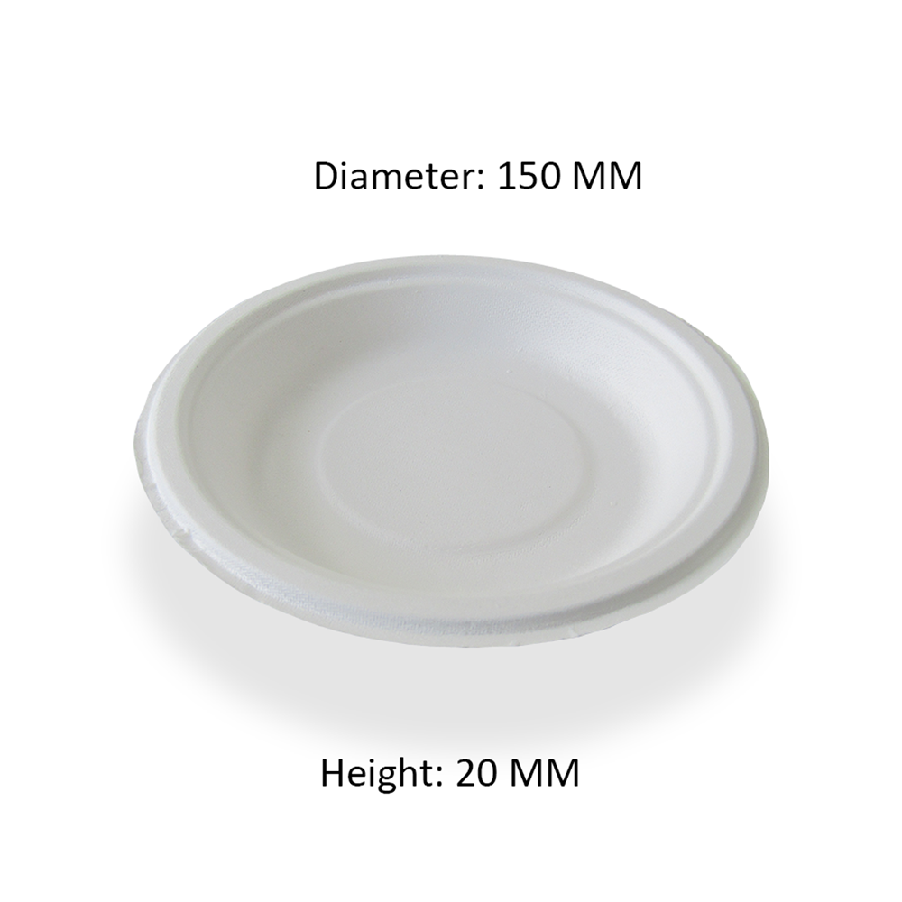 6"  ROUND PLATE