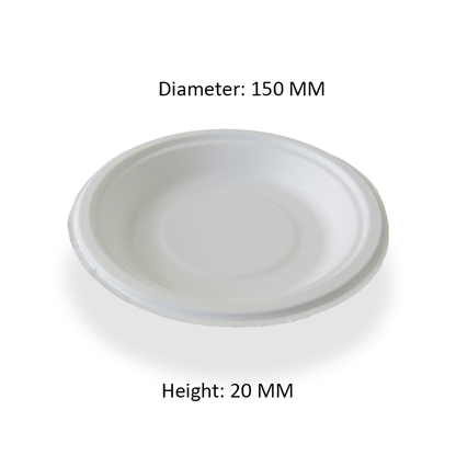 6"  ROUND PLATE