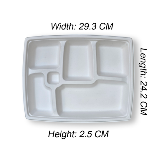 12" 5 CP RECTANGLE PLATE