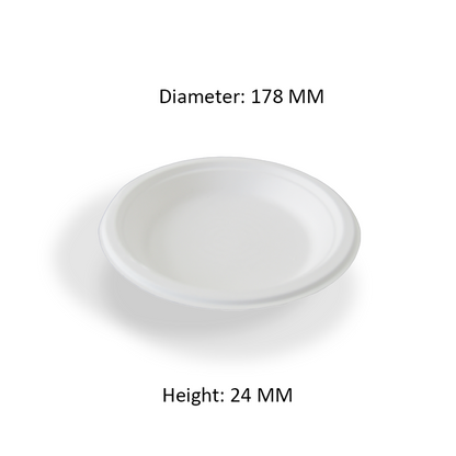 7"  ROUND PLATE